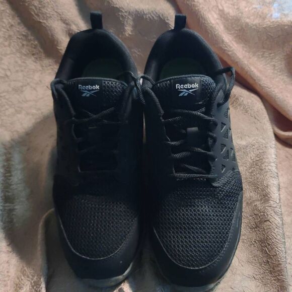 Reebok Men's Sublite Cushion Athletic Work Sneakers Shoes Black Size 9 - Picture 2 of 14